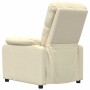 Sillón reclinable de tela crema en Sillones | Comprar online en Foru.es
