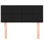Cabecero de tela negro 100x5x78/88 cm de vidaXL, Cabeceros y pies de cama - Ref: Foro24-346034, Precio: 35,01 €, Descuento: %