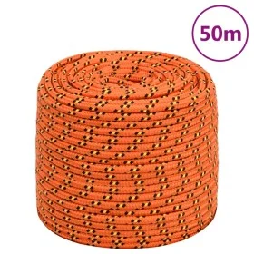 Cuerda de barco polipropileno naranja 6 mm 50 m de vidaXL, Sogas y cuerdas metálicas - Ref: Foro24-152656, Precio: 13,71 €, D...