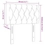 Cabecero de tela gris taupe 80x7x78/88 cm de vidaXL, Cabeceros y pies de cama - Ref: Foro24-346302, Precio: 44,60 €, Descuent...