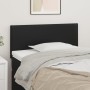 Cabecero de cuero sintético negro 100x5x78/88 cm de vidaXL, Cabeceros y pies de cama - Ref: Foro24-345772, Precio: 27,38 €, D...