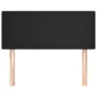 Black synthetic leather headboard 100x5x78/88 cm by vidaXL, Headboards and footboards - Ref: Foro24-345772, Price: 27,14 €, D...