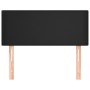 Cabecero de cuero sintético negro 100x5x78/88 cm de vidaXL, Cabeceros y pies de cama - Ref: Foro24-345772, Precio: 27,38 €, D...