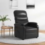 Sillón reclinable de cuero sintético negro en Sillones | Comprar online en Foru.es