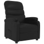 Sillón reclinable de cuero sintético negro en Sillones | Comprar online en Foru.es