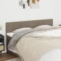 Headboards 2 units of taupe gray fabric 90x5x78/88 cm by vidaXL, Headboards and footboards - Ref: Foro24-346078, Price: 56,86...