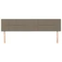 Cabeceros 2 unidades de tela gris taupe 90x5x78/88 cm de vidaXL, Cabeceros y pies de cama - Ref: Foro24-346078, Precio: 56,86...