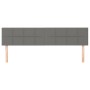 Cabeceros 2 unidades de tela gris oscuro 90x5x78/88 cm de vidaXL, Cabeceros y pies de cama - Ref: Foro24-346075, Precio: 57,7...