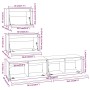 Muebles para TV 4 piezas madera maciza de pino de vidaXL, Muebles TV - Ref: Foro24-3100144, Precio: 208,71 €, Descuento: %