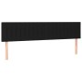 Cabeceros 2 unidades de tela negro 80x5x78/88 cm de vidaXL, Cabeceros y pies de cama - Ref: Foro24-346258, Precio: 59,48 €, D...