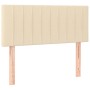 Cabecero de tela color crema 100x5x78/88 cm de vidaXL, Cabeceros y pies de cama - Ref: Foro24-346233, Precio: 41,16 €, Descue...
