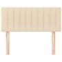 Cabecero de tela color crema 100x5x78/88 cm de vidaXL, Cabeceros y pies de cama - Ref: Foro24-346233, Precio: 41,16 €, Descue...