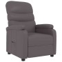 Sillón reclinable de cuero sintético gris en Sillones | Comprar online en Foru.es