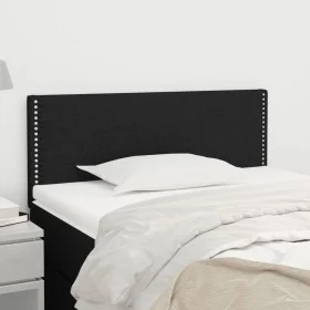 Cabecero de tela negro 90x5x78/88 cm de vidaXL, Cabeceros y pies de cama - Ref: Foro24-345886, Precio: 24,04 €, Descuento: %