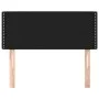 Cabecero de tela negro 90x5x78/88 cm de vidaXL, Cabeceros y pies de cama - Ref: Foro24-345886, Precio: 24,04 €, Descuento: %