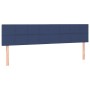 Cabeceros 2 unidades de tela azul 90x5x78/88 cm de vidaXL, Cabeceros y pies de cama - Ref: Foro24-346080, Precio: 58,37 €, De...