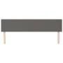 Cabeceros 2 unidades de cuero sintético gris 90x5x78/88cm de vidaXL, Cabeceros y pies de cama - Ref: Foro24-345836, Precio: 6...