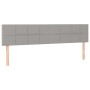 Cabeceros 2 unidades de tela gris claro 90x5x78/88 cm de vidaXL, Cabeceros y pies de cama - Ref: Foro24-346074, Precio: 57,87...