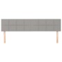Cabeceros 2 unidades de tela gris claro 90x5x78/88 cm de vidaXL, Cabeceros y pies de cama - Ref: Foro24-346074, Precio: 57,87...