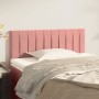 Cabecero de terciopelo rosa 100x5x78/88 cm de vidaXL, Cabeceros y pies de cama - Ref: Foro24-346241, Precio: 50,78 €, Descuen...