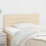 Cabecero de tela color crema 80x5x78/88 cm de vidaXL, Cabeceros y pies de cama - Ref: Foro24-346107, Precio: 34,52 €, Descuen...