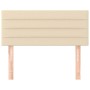 Cabecero de tela color crema 80x5x78/88 cm de vidaXL, Cabeceros y pies de cama - Ref: Foro24-346107, Precio: 34,52 €, Descuen...