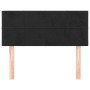 Cabecero de terciopelo negro 80x5x78/88 cm de vidaXL, Cabeceros y pies de cama - Ref: Foro24-346014, Precio: 34,98 €, Descuen...