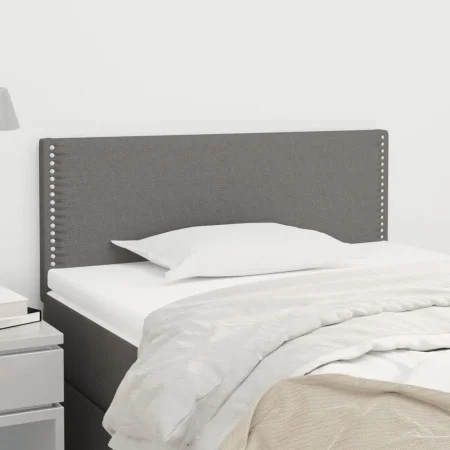 Kopfteil aus dunkelgrauem Stoff, 100 x 5 x 78/88 cm von vidaXL, Kopf- und Fußteile - Ref: Foro24-345905, Preis: 25,13 €, Raba...