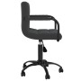 Silla de oficina giratoria de terciopelo negro en Sillas de oficina | Comprar online en Foru.es
