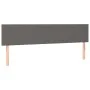 Headboards 2 units of gray synthetic leather 100x5x78/88 cm by vidaXL, Headboards and footboards - Ref: Foro24-345856, Price:...