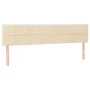 Headboards 2 units of cream-colored fabric 100x5x78/88 cm by vidaXL, Headboards and footboards - Ref: Foro24-346093, Price: 7...