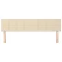 Headboards 2 units of cream-colored fabric 100x5x78/88 cm by vidaXL, Headboards and footboards - Ref: Foro24-346093, Price: 7...