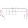 Headboards 2 units of cream-colored fabric 100x5x78/88 cm by vidaXL, Headboards and footboards - Ref: Foro24-346093, Price: 7...