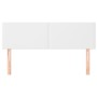 Cabeceros 2 unidades cuero sintético blanco 72x5x78/88 cm de vidaXL, Cabeceros y pies de cama - Ref: Foro24-345793, Precio: 6...