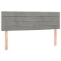 Cabeceros 2 unidades terciopelo gris claro 72x5x78/88 cm de vidaXL, Cabeceros y pies de cama - Ref: Foro24-346152, Precio: 48...