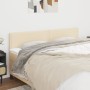 Cabeceros 2 unidades de tela color crema 100x5x78/88 cm de vidaXL, Cabeceros y pies de cama - Ref: Foro24-345989, Precio: 41,...