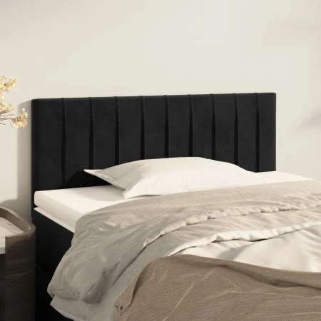 Black velvet headboard 80x5x78/88 cm by vidaXL, Headboards and footboards - Ref: Foro24-346210, Price: 31,33 €, Discount: %