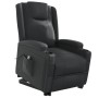 Sillón elevable cuero sintético negro en Sillones | Comprar online en Foru.es