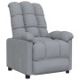 Sillón reclinable de tela gris claro en Sillones | Comprar online en Foru.es