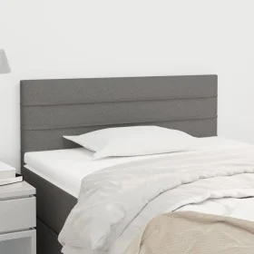 Dark gray fabric headboard 90x5x78/88 cm by vidaXL, Headboards and footboards - Ref: Foro24-346117, Price: 42,27 €, Discount: %