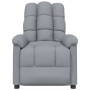 Sillón reclinable de tela gris claro en Sillones | Comprar online en Foru.es