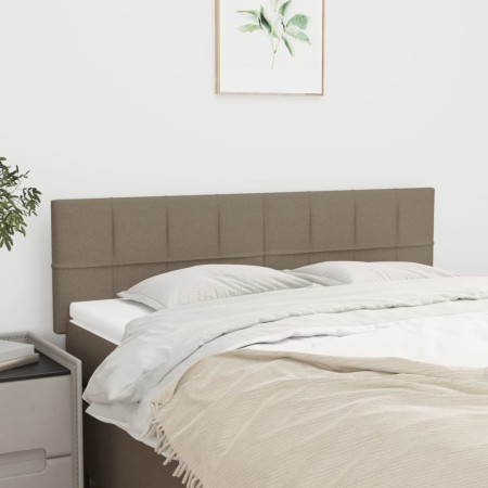 Cabeceros 2 unidades tela gris taupe 72x5x78/88 cm de vidaXL, Cabeceros y pies de cama - Ref: Foro24-346050, Precio: 47,95 €,...