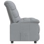 Sillón reclinable de tela gris claro en Sillones | Comprar online en Foru.es