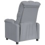 Sillón reclinable de tela gris claro en Sillones | Comprar online en Foru.es