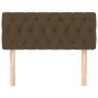 Cabecero de tela marrón oscuro 90x7x78/88 cm de vidaXL, Cabeceros y pies de cama - Ref: Foro24-346315, Precio: 45,54 €, Descu...