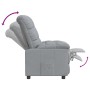 Sillón reclinable de tela gris claro en Sillones | Comprar online en Foru.es
