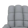 Sillón reclinable de tela gris claro en Sillones | Comprar online en Foru.es