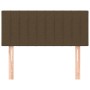 Cabecero de tela marrón oscuro 80x5x78/88 cm de vidaXL, Cabeceros y pies de cama - Ref: Foro24-346203, Precio: 30,01 €, Descu...