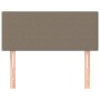 Cabecero de tela gris taupe 90x5x78/88 cm de vidaXL, Cabeceros y pies de cama - Ref: Foro24-345748, Precio: 41,53 €, Descuent...