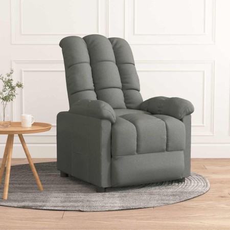 Sillón reclinable de tela gris oscuro en Sillones | Comprar online en Foru.es